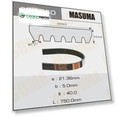 Ремень ручейковый "Masuma" 6PK- 750