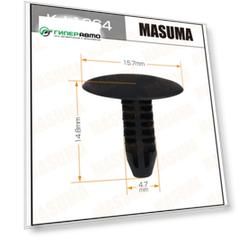 Клипса крепежная MASUMA KJ-1364 (OEM 90467-05096-22)