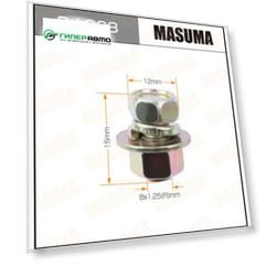 Болт с гайкой MASUMA BJ-008 М8x15x1.25, 4 шт