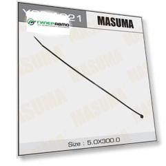 Хомут пластиковый MASUMA YGS-1021 черный 5х300мм, 25 шт
