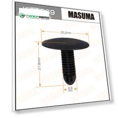 Клипса крепежная MASUMA KJ-1269 салонная черная (OEM 90467-07080-C0)