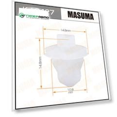 Клипса крепежная MASUMA KJ-2427 (OEM 76882-JG00A, 76882-JG10A)