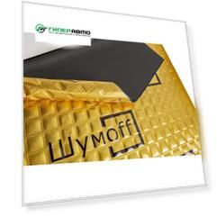 Шумовиброизоляция Шумoff M-4, размер 370х270мм