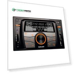 Автомагнитола SWAT WX-216UBA, 2 DIN, USB/AUX/SD/Bluetooth, 4х50Вт, оранжевая подсветка