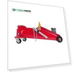 Домкрат гидравлический подкатной Carfort, 2300кг, подъем 140-350мм, сумка