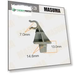 Клипса крепежная  "Masuma"   2363-KJ