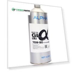Масло трансмиссионное ALPHA'S 75w90 минеральное, GL-5, 1л, арт. 796441
