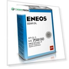 Масло трансмиссионное Eneos 75w90 минеральное, GL-5, 4л, арт. 1370