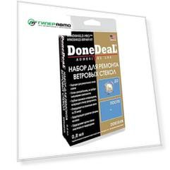 Набор для ремонта ветровых стекол DoneDeal DD6584N, прозрачный, тубы 0,8мл