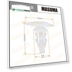 Клипса крепежная MASUMA KJ-1518 (OEM 01553-08951)