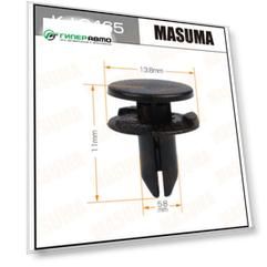 Клипса автомобильная (автокрепеж) MASUMA   2465-KJ  [уп.50]