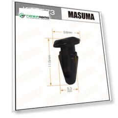 Клипса крепежная MASUMA KJ-2573 (OEM 80850-89916)