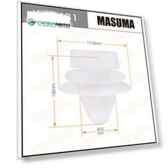 Клипса крепежная MASUMA KJ-2461 (OEM 51787-60070)