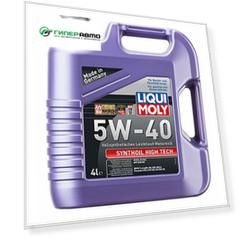 Масло моторное Liqui Moly Synthoil High Tech 5w40 синтетическое, SN, ACEA A3/B4, для бензинового двигателя, 4л, арт. 1915