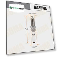 Свеча зажигания Masuma Iridium+Platinum с иридиевым электродом, арт. PLFER7A8EG