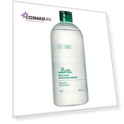 очищающая вода с центеллой азиатской и гиалуроновой кислотой vt cosmetics cica mild cleansing water