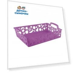 Поднос Phibo с ручками,367х260х98 мм