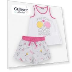 Пижама с шортами Gulliver