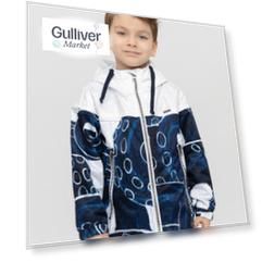 Ветровка с принтом Gulliver