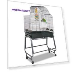 Клеткадля малых и средних птиц Montana Memphis III, 48x84x162см, тёмно-серая