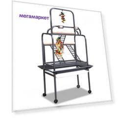Игровая площадка для попугаев Montana Moonlite, серый, 85х54х180 см