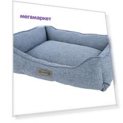 Лежанка для кошки Scruffs Manhattan, полиэстер 90х70х25см синий