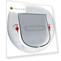 Дверца для кошек и собак маленьких пород PetSafe StayWell пластик белая 20 х 18 см (1 шт)