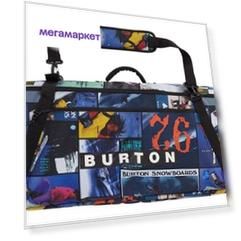 Чехол Для Сноуборда Burton 2020-21 Wheelie Locker Black Mansfield Topo (См:166), 2020-21