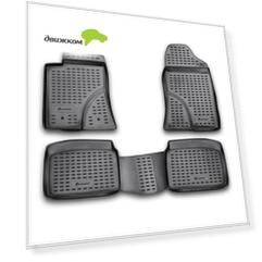Коврики салона TOYOTA Avensis 04/2003-2009 полиуретановые серые 4шт