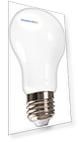 Лампа Uniel LED-A60-9W/4000K/E27/FR GLH01WH Форма ''A'' матовая (4000K) 004842