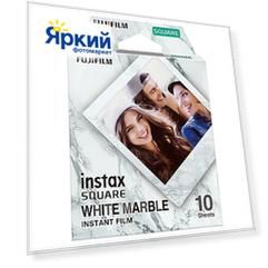 Картридж Fujifilm Instax SQUARE белый мрамор, 10 снимков