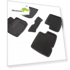 Коврики салона Seintex 3D RENAULT Duster АКПП 2011-2015 ворсовые черные комп 4 шт