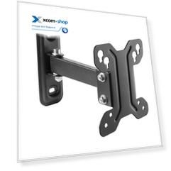 Кронштейн настенный Ultramounts UM892 для 13"-27" до 30кг, от стены 49-184мм,  VESA 75x75,100x100, наклон до 15° и подъем до 15°, влево и вправо на 90