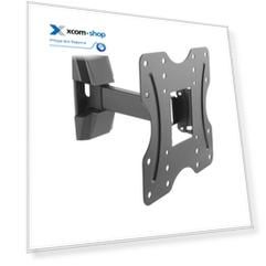 Кронштейн настенный Ultramounts UM897 для 23"-43" до 30кг, от стены 56-205мм, VESA 100x100,200x100,200x200, наклон до 10° и подъем до 3°, влево и впра