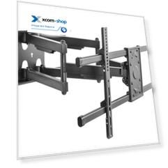Кронштейн настенный Ultramounts UM913 для 37"-90" до 75кг, от стены 69-635мм, VESA 200x200,300x300,400x200,400x400,600x400,800x400, наклон до 15° и по