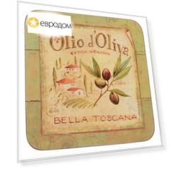 Набор подставок под горячее Creative Tops Olio D'Oliva 10,5x10,5см, 6шт