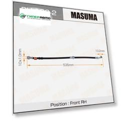Шланг тормозной MASUMA N-  /front/  Pulsar N14, N15, Ad Y10, Sunny B13, B14 4WD RH