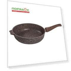 Сковорода литой алюминий, 24 см, антипригарное покрытие, Мечта, Premium, мокко, съемная ручка, 024902