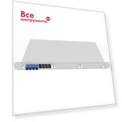 Укомплектованный одномодовый стоечный оптический кросс TopLan КРС-Top-1U-04SC/U-OS2-GY