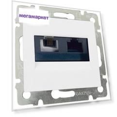 Комбинированная розетка LeGrand Valena 770080 RJ45+RJ11 белый