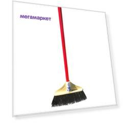 Щетка Mr Brush Europa с палкой черная, 1 шт,