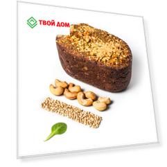 Изделие зерновое Grechkabread Зеленая гречка-инжир-кешью 450 г