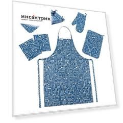 Набор 7-ми предметный Правила кухни (индиго)