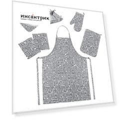 Набор 7-ми предметный Правила кухни (серый)