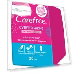 Carefree Ежедневные прокладки With Fresh Scent, 20 шт (Carefree, На каждый день)