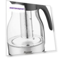 Чайник электрический Pioneer KE802G 1.7 л черный