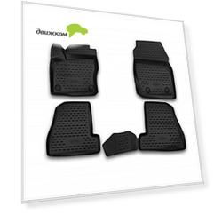 Коврики салона FORD Focus II 2004-2011 полиуретановые черные 4шт