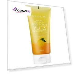 скраб для тела welcos around me natural perfume vita body scrub yuja