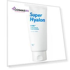 увлажняющая пенка с гиалуроновой кислотой vt cosmetics super hyalon foam cleanser