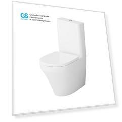 Напольный унитаз-компакт AM.PM Inspire C508607WH белый глянец